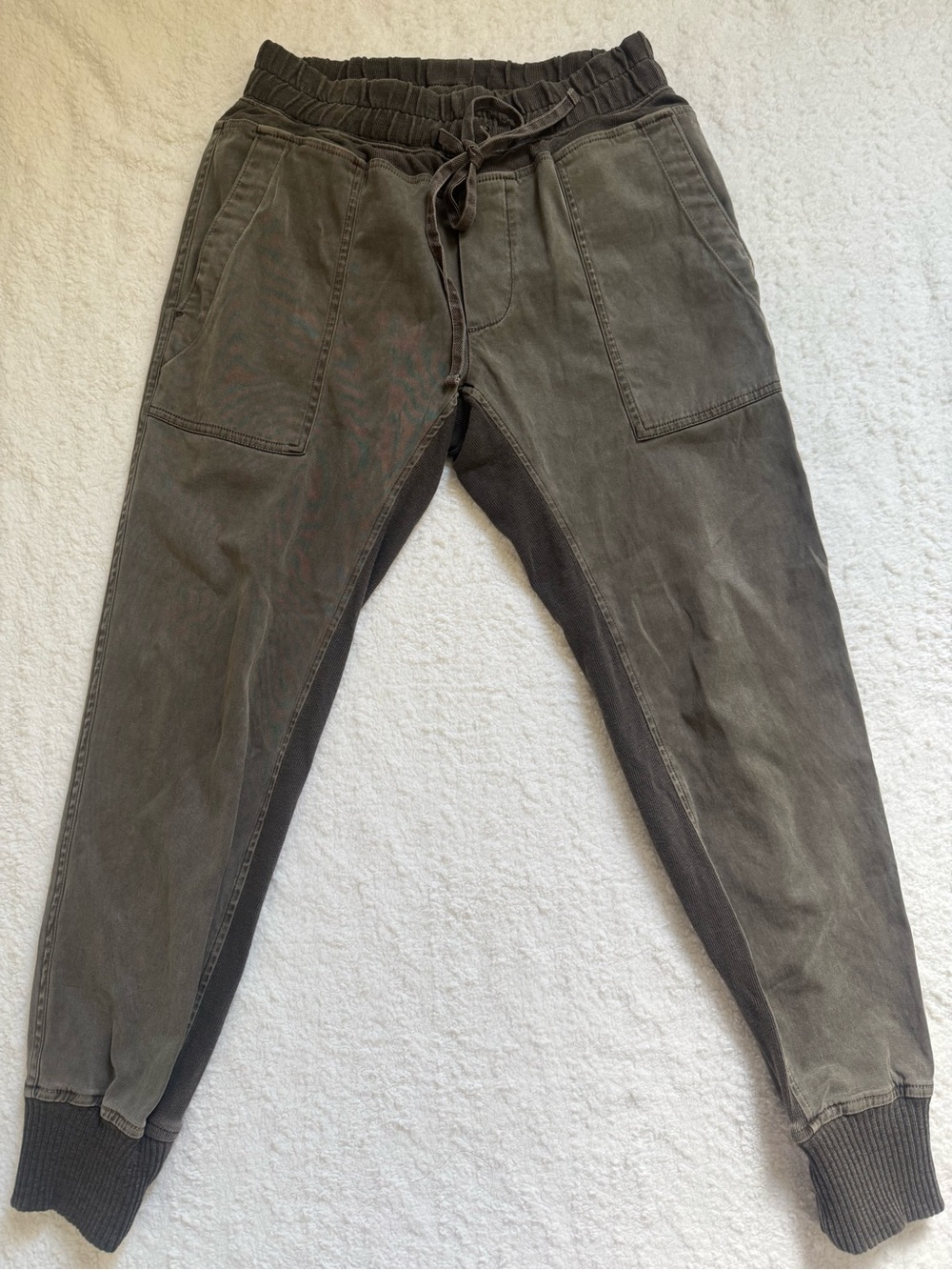 Standard James Perse Women’s Olive Drawstring Jogger Pants size small